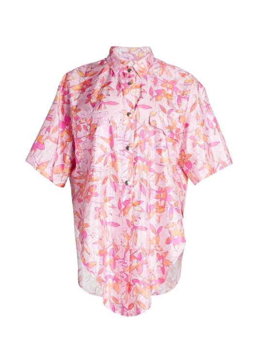 Isabel Marant Liaggy Floral Silk Button-Up 3 Isabel Marant Liaggy Floral Silk Button-Up