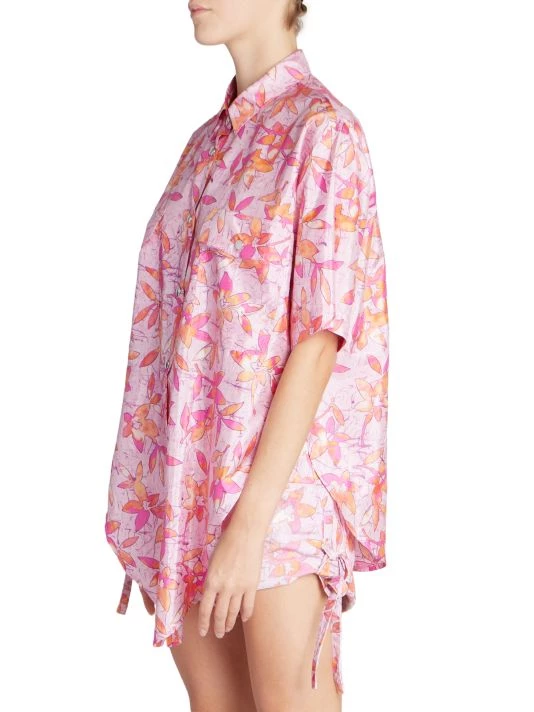 Isabel Marant Liaggy Floral Silk Button-Up 6 Isabel Marant Liaggy Floral Silk Button-Up - Image 4