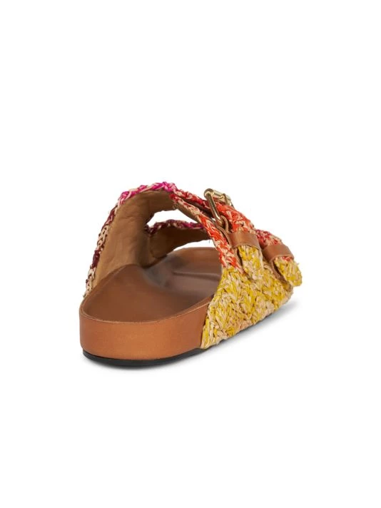 Isabel Marant Lennyo Rainbow Raffia Sandals 5 Isabel Marant Lennyo Rainbow Raffia Sandals - Image 3