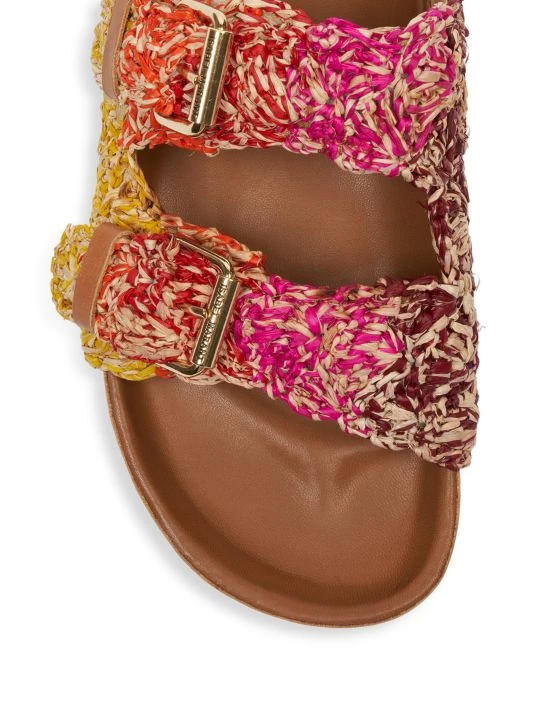 Isabel Marant Lennyo Rainbow Raffia Sandals 6 Isabel Marant Lennyo Rainbow Raffia Sandals - Image 4