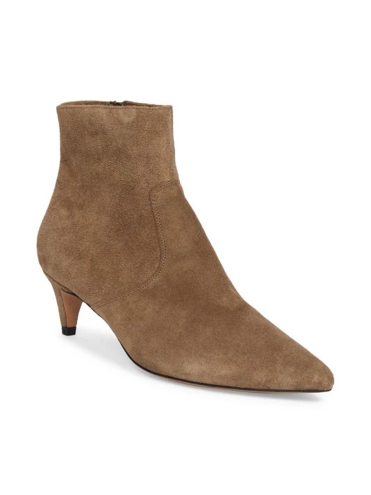 Isabel Marant Derst Suede Ankle Boots Taupe 4 Isabel Marant Derst Suede Ankle Boots Taupe - Image 2