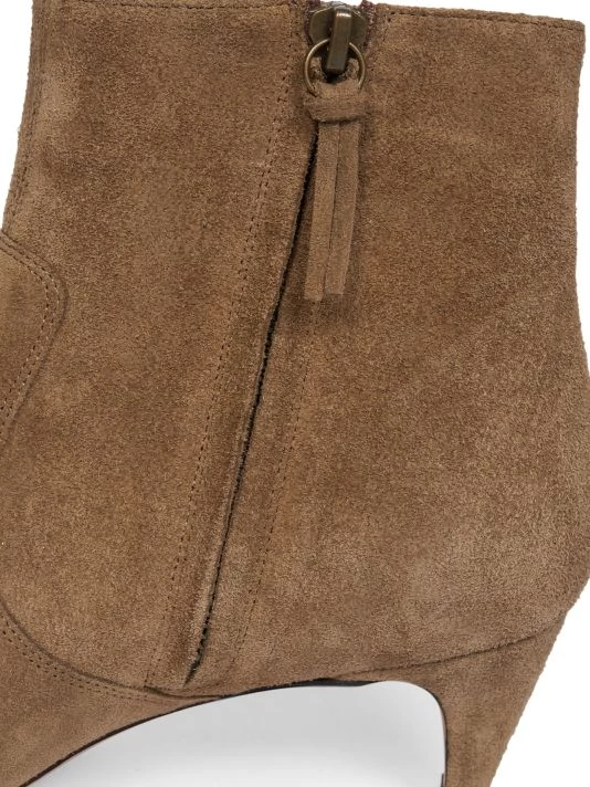 Isabel Marant Derst Suede Ankle Boots Taupe 8 Isabel Marant Derst Suede Ankle Boots Taupe - Image 6