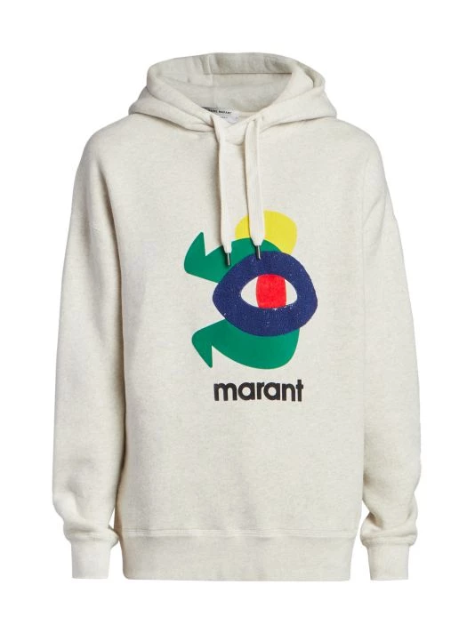 Isabel Marant Wilanz Logo Hoodie For Men 3 Isabel Marant Wilanz Logo Hoodie For Men