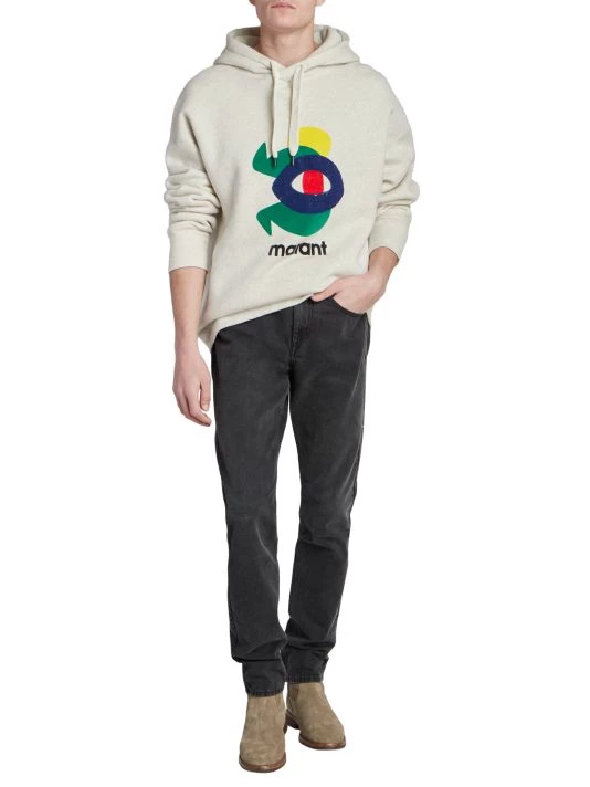 Isabel Marant Wilanz Logo Hoodie For Men 4 Isabel Marant Wilanz Logo Hoodie For Men - Image 2