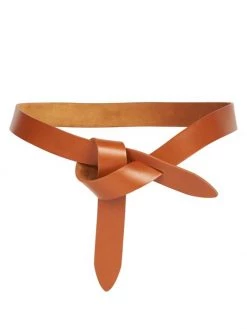 Isabel Marant Lecce Leather Wrap Belt Cognac -Outlet Isabel Marant Store unnamed file 2