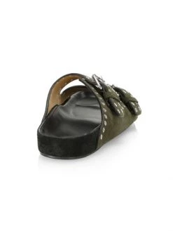 Isabel Marant Lenny Suede Buckle Slides 10 Isabel Marant Lenny Suede Buckle Slides -Outlet Isabel Marant Store unnamed file 209
