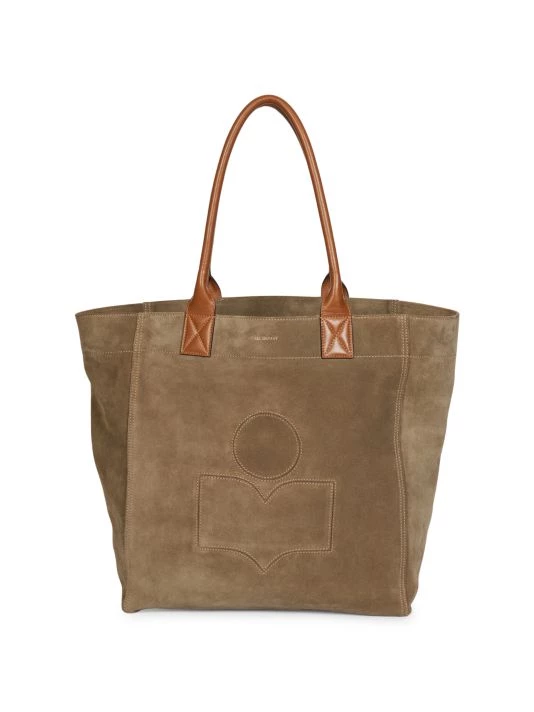 Isabel Marant Yenky Suede Tote Black 8 Isabel Marant Yenky Suede Tote Black - Image 6