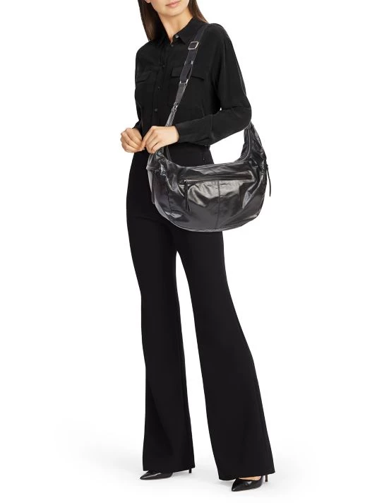 Isabel Marant Neway Leather Hobo Bag Black 3 Isabel Marant Neway Leather Hobo Bag Black - Image 2