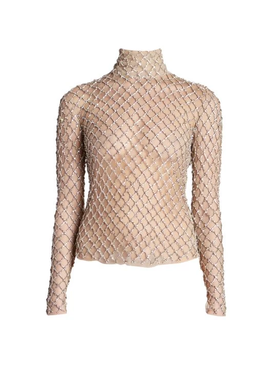 Isabel Marant Lupita Embellished Net Top 3 Isabel Marant Lupita Embellished Net Top