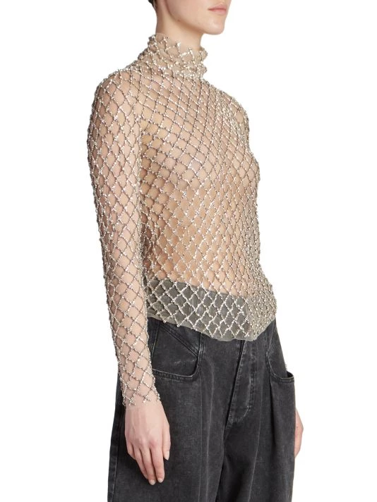 Isabel Marant Lupita Embellished Net Top 6 Isabel Marant Lupita Embellished Net Top - Image 4