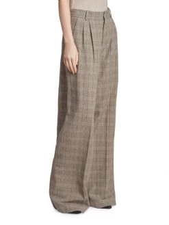 Isabel Marant Jessini High-Rise Checked Wide-Leg Pants -Outlet Isabel Marant Store unnamed file 335