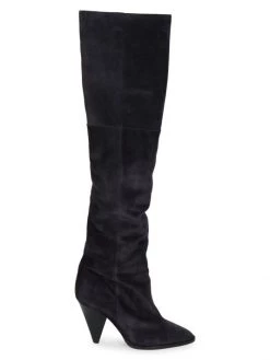 Isabel Marant Riria Suede Knee-High Boots