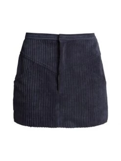 Isabel Marant Melva Corduroy High-Waist Miniskirt Faded Night 8 Isabel Marant Melva Corduroy High-Waist Miniskirt Faded Night -Outlet Isabel Marant Store unnamed file 345