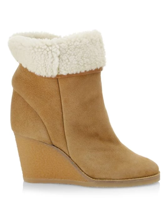 Isabel Marant Totam Shearling-Lined Wedge Boots 3 Isabel Marant Totam Shearling-Lined Wedge Boots