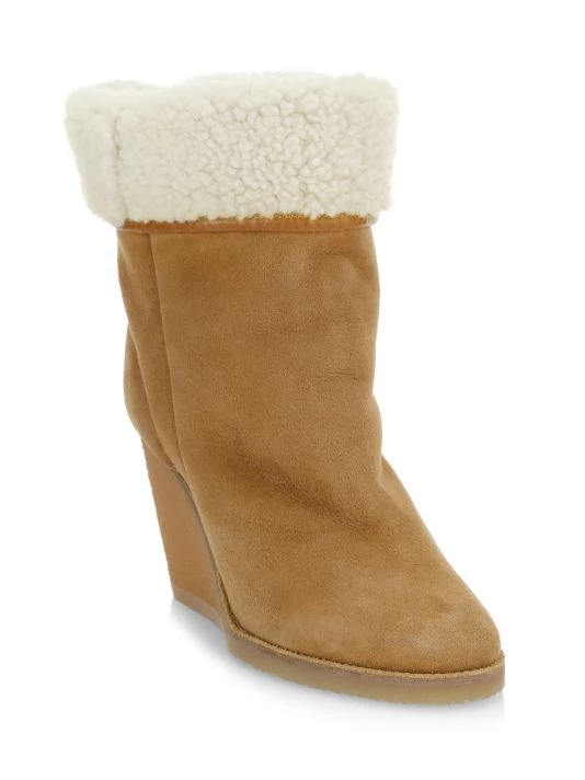 Isabel Marant Totam Shearling-Lined Wedge Boots 4 Isabel Marant Totam Shearling-Lined Wedge Boots - Image 2