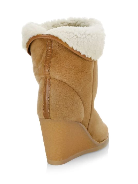 Isabel Marant Totam Shearling-Lined Wedge Boots 5 Isabel Marant Totam Shearling-Lined Wedge Boots - Image 3