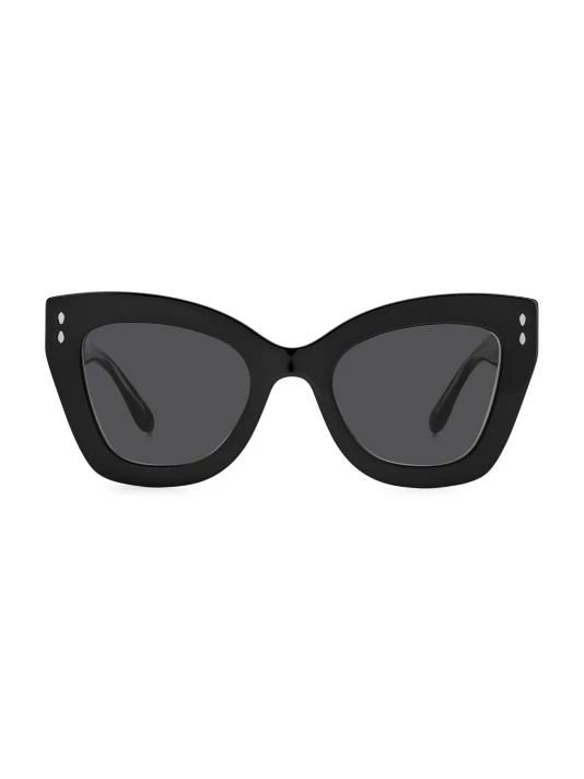 Isabel Marant 51MM Cat Eye Sunglasses Burgandy 8 Isabel Marant 51MM Cat Eye Sunglasses Burgandy - Image 6