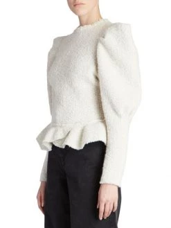 Isabel Marant Giamili Puff-Sleeve & Peplum-Hem Top 9 Isabel Marant Giamili Puff-Sleeve & Peplum-Hem Top -Outlet Isabel Marant Store unnamed file 399