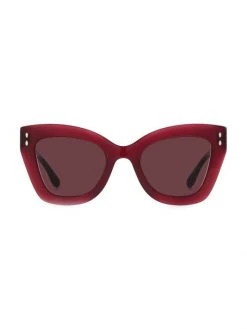 Isabel Marant 51MM Cat Eye Sunglasses Burgandy 15 Isabel Marant 51MM Cat Eye Sunglasses Burgandy -Outlet Isabel Marant Store unnamed file 40