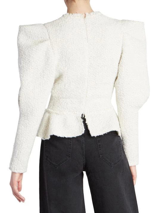 Isabel Marant Giamili Puff-Sleeve & Peplum-Hem Top 6 Isabel Marant Giamili Puff-Sleeve & Peplum-Hem Top - Image 4