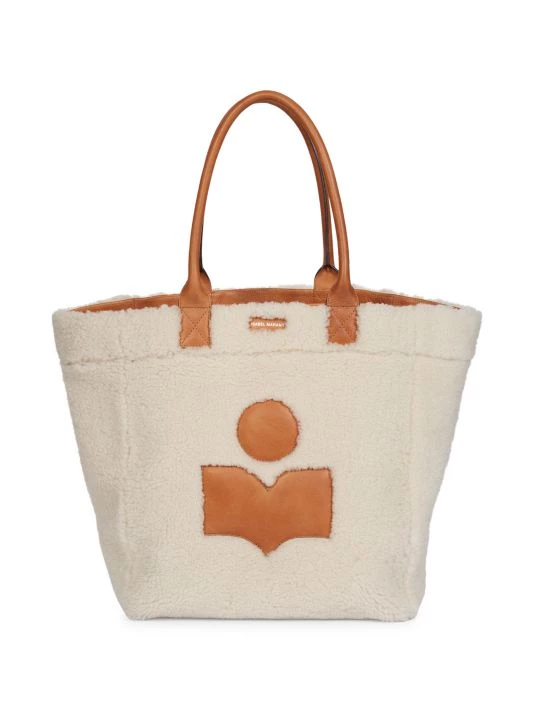Isabel Marant Yenky Shearling Tote 3 Isabel Marant Yenky Shearling Tote