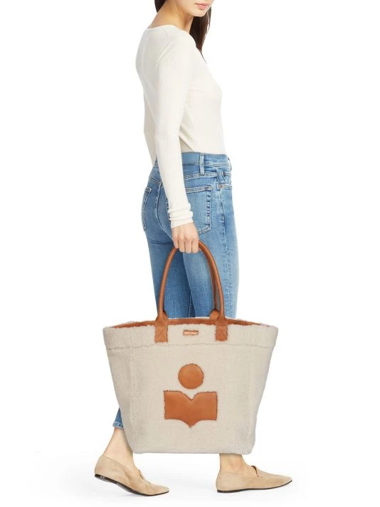 Isabel Marant Yenky Shearling Tote 4 Isabel Marant Yenky Shearling Tote - Image 2