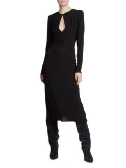 Isabel Marant Jinelima Keyhole Ruched Midi-Dress 10 Isabel Marant Jinelima Keyhole Ruched Midi-Dress -Outlet Isabel Marant Store unnamed file 439