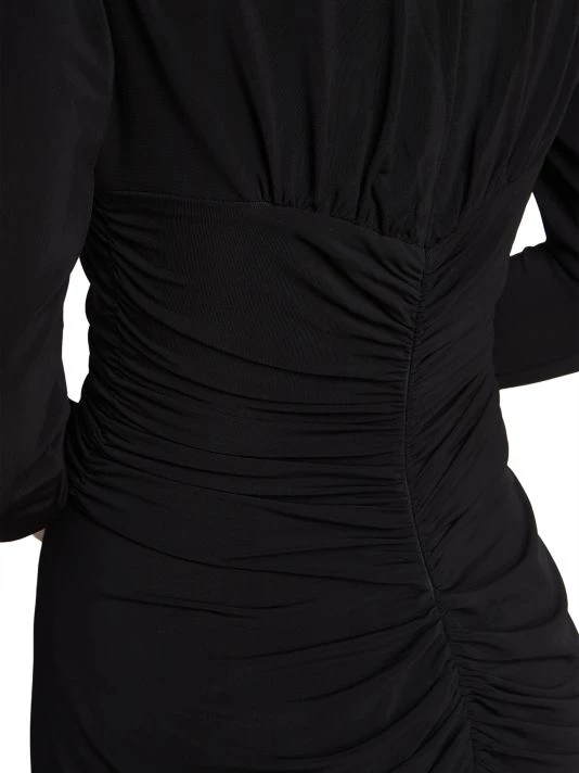 Isabel Marant Jinelima Keyhole Ruched Midi-Dress 8 Isabel Marant Jinelima Keyhole Ruched Midi-Dress - Image 6