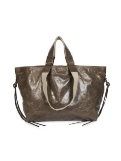 Isabel Marant Wardy Leather Tote Natural -Outlet Isabel Marant Store unnamed file 464