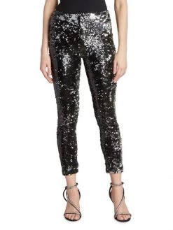 Isabel Marant Madilio Sequin Cotton Skinny Crop Pants -Outlet Isabel Marant Store unnamed file 530
