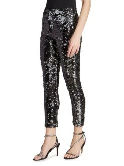 Isabel Marant Madilio Sequin Cotton Skinny Crop Pants -Outlet Isabel Marant Store unnamed file 531