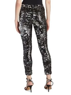 Isabel Marant Madilio Sequin Cotton Skinny Crop Pants -Outlet Isabel Marant Store unnamed file 532