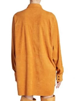 Isabel Marant Campinas Faux Suede Shirtdress -Outlet Isabel Marant Store unnamed file 538