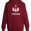 Isabel Marant Miley Logo Hoodie For Men Burgundy 2 Isabel Marant Miley Logo Hoodie For Men Burgundy -Outlet Isabel Marant Store unnamed file 548