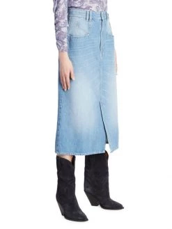 Isabel Marant Dipoma A-Line Denim Midi-Skirt 11 Isabel Marant Dipoma A-Line Denim Midi-Skirt -Outlet Isabel Marant Store unnamed file 557