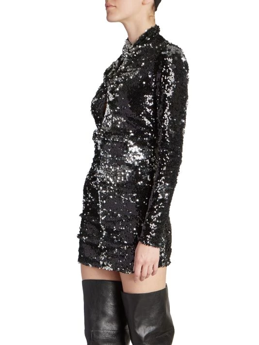 Isabel Marant Marnela Sequin Cotton Cut-Out Minidress 6 Isabel Marant Marnela Sequin Cotton Cut-Out Minidress - Image 4