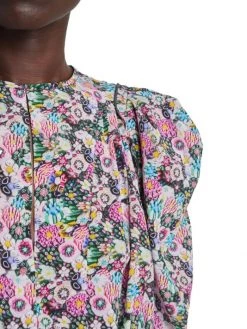 Isabel Marant Zarga Floral Silk-Blend Top -Outlet Isabel Marant Store unnamed file 599
