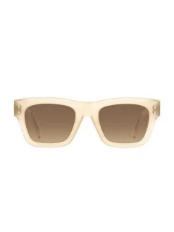 Isabel Marant 51MM Rectangular Sunglasses Black Tan