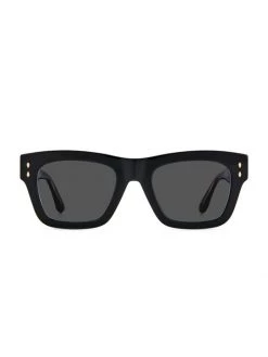 Isabel Marant 51MM Rectangular Sunglasses Black Tan 12 Isabel Marant 51MM Rectangular Sunglasses Black Tan -Outlet Isabel Marant Store unnamed file 607