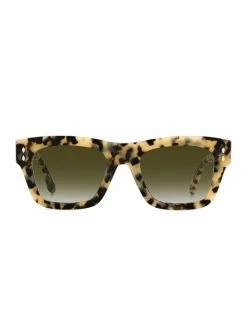Isabel Marant 51MM Rectangular Sunglasses Black Tan 13 Isabel Marant 51MM Rectangular Sunglasses Black Tan -Outlet Isabel Marant Store unnamed file 608