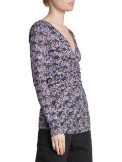 Isabel Marant Jenifer Ruched Long-Sleeve Top 11 Isabel Marant Jenifer Ruched Long-Sleeve Top -Outlet Isabel Marant Store unnamed file 643