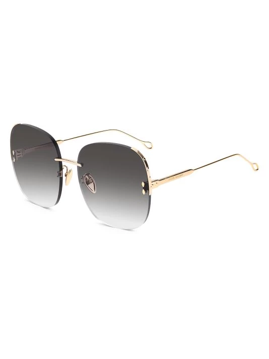 Isabel Marant 51MM Square Sunglasses Rose 4 Isabel Marant 51MM Square Sunglasses Rose - Image 2