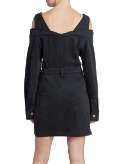 Isabel Marant Pelona Cold-Shoulder Denim Minidress 12 Isabel Marant Pelona Cold-Shoulder Denim Minidress -Outlet Isabel Marant Store unnamed file 675