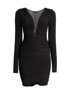Isabel Marant Jordana Ruched Body-Con Minidress Black 9 Isabel Marant Jordana Ruched Body-Con Minidress Black -Outlet Isabel Marant Store unnamed file 692