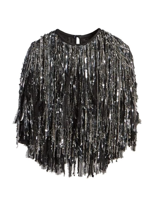Isabel Marant Peonia Fringed Silk Blouse 3 Isabel Marant Peonia Fringed Silk Blouse