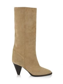 Isabel Marant Rouxy Suede Pointed-Toe Boots Khaki 7 Isabel Marant Rouxy Suede Pointed-Toe Boots Khaki -Outlet Isabel Marant Store unnamed file 705