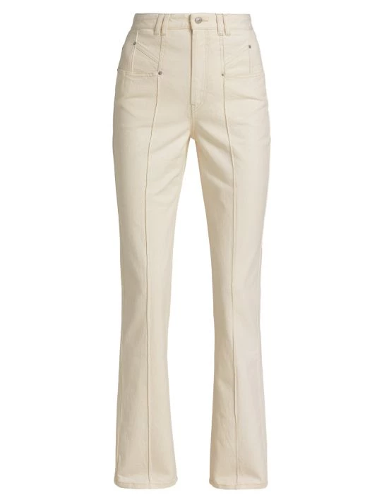 Isabel Marant Niroka Pleated Denim Pants 3 Isabel Marant Niroka Pleated Denim Pants