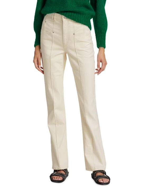 Isabel Marant Niroka Pleated Denim Pants 4 Isabel Marant Niroka Pleated Denim Pants - Image 2