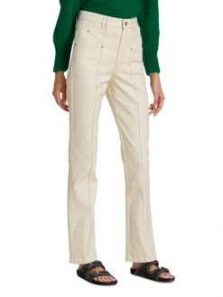 Isabel Marant Niroka Pleated Denim Pants 10 Isabel Marant Niroka Pleated Denim Pants -Outlet Isabel Marant Store unnamed file 731