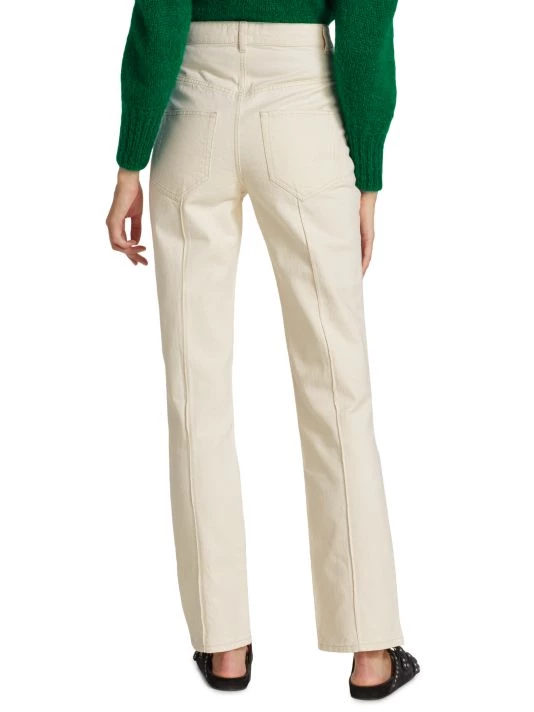 Isabel Marant Niroka Pleated Denim Pants 6 Isabel Marant Niroka Pleated Denim Pants - Image 4